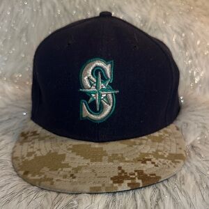 Seattle Mariners MLB Memorial Day New Era 59fifty 7 3/4 ball cap